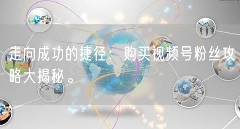 走向成功的捷径：购买视频号粉丝攻略大揭秘。