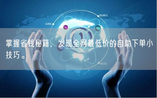 掌握省钱秘籍，发现全网最低价的自助下单小技巧。